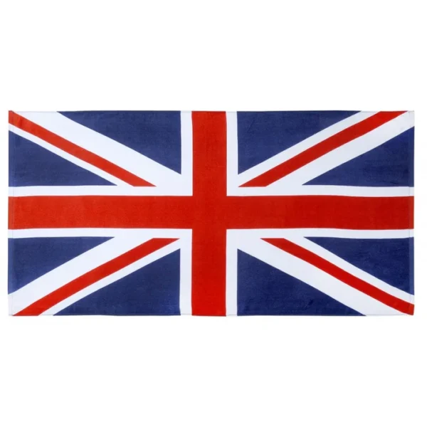 Union Jack Cotton Beach Towel - Image 2