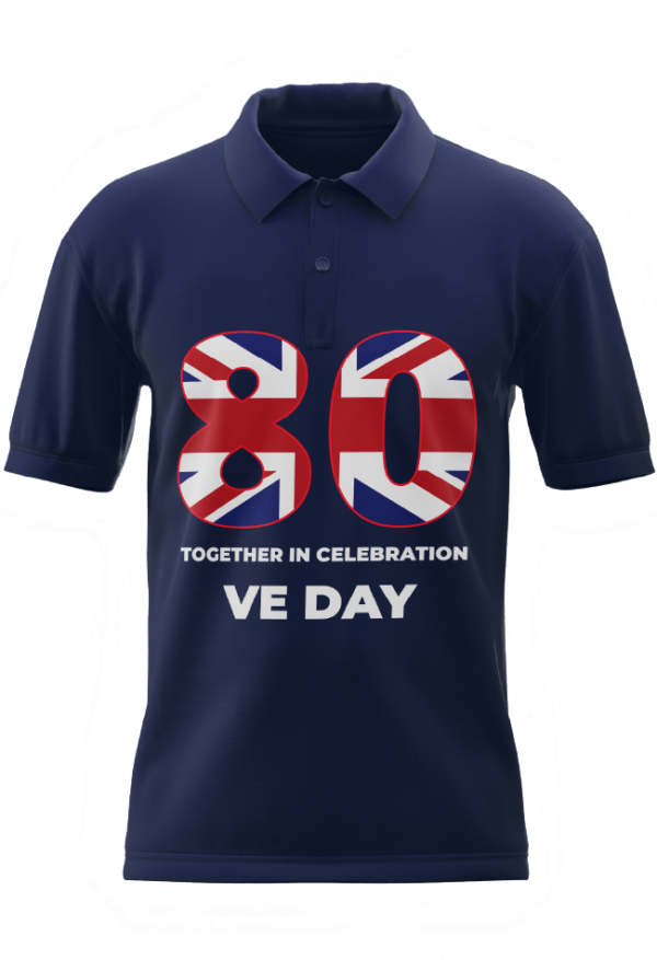 VE80 Polo 02 Union Flag 80 Blue