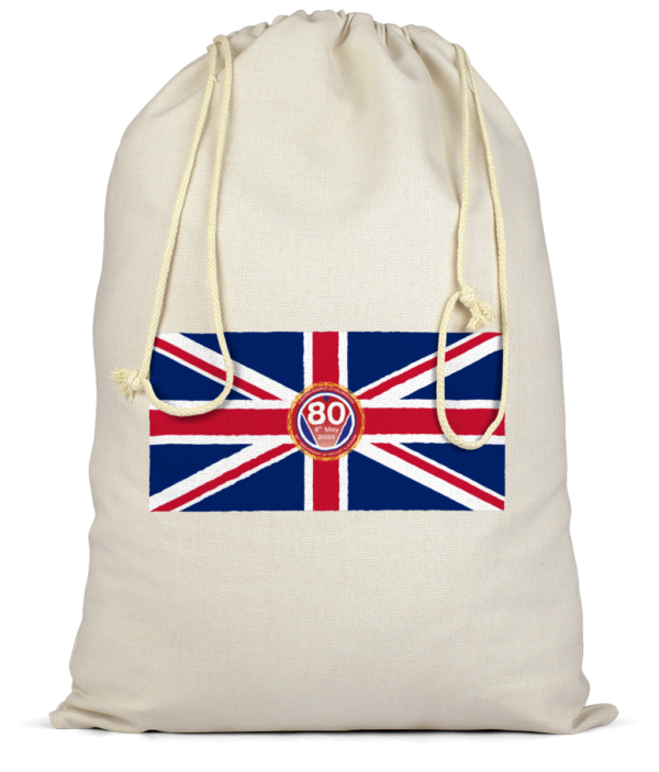 VE80 Cotton Sack with Union Flag