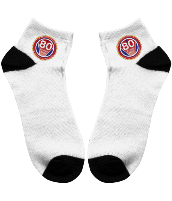 VE80 Women's Subli Ankle Socks with VE80 Logo