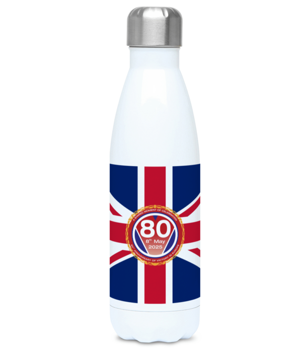 VE80 Water Bottle with Union Flag